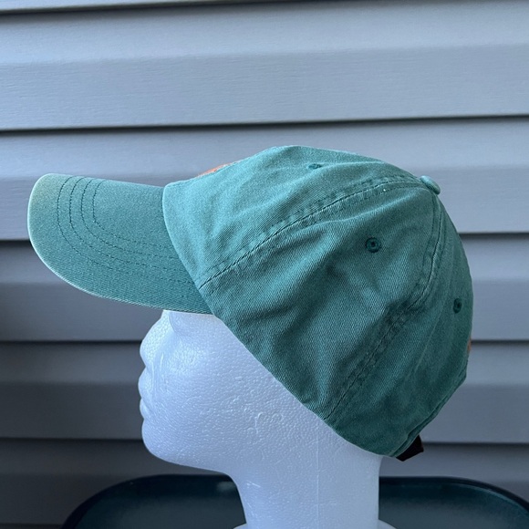 Polo Ralph Lauren Green/Orange Pony With Leather Strap Hat - Picture 4 of 9